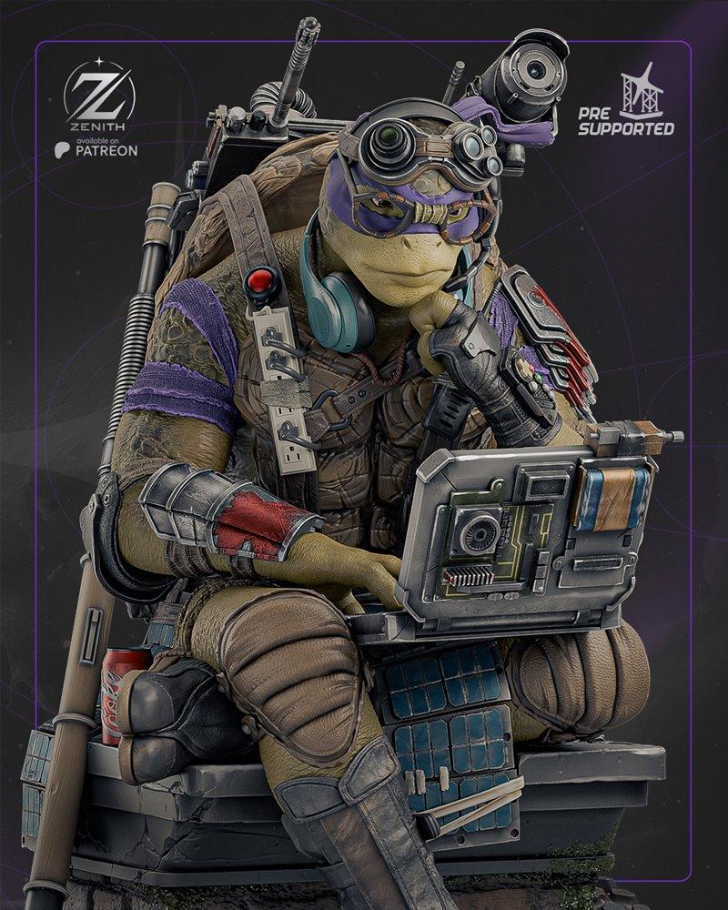 zenith工作室 乐高忍者 Donatello 3D打印模型|Zenith Studios – Donatello TMNT – 3D Print Model STL