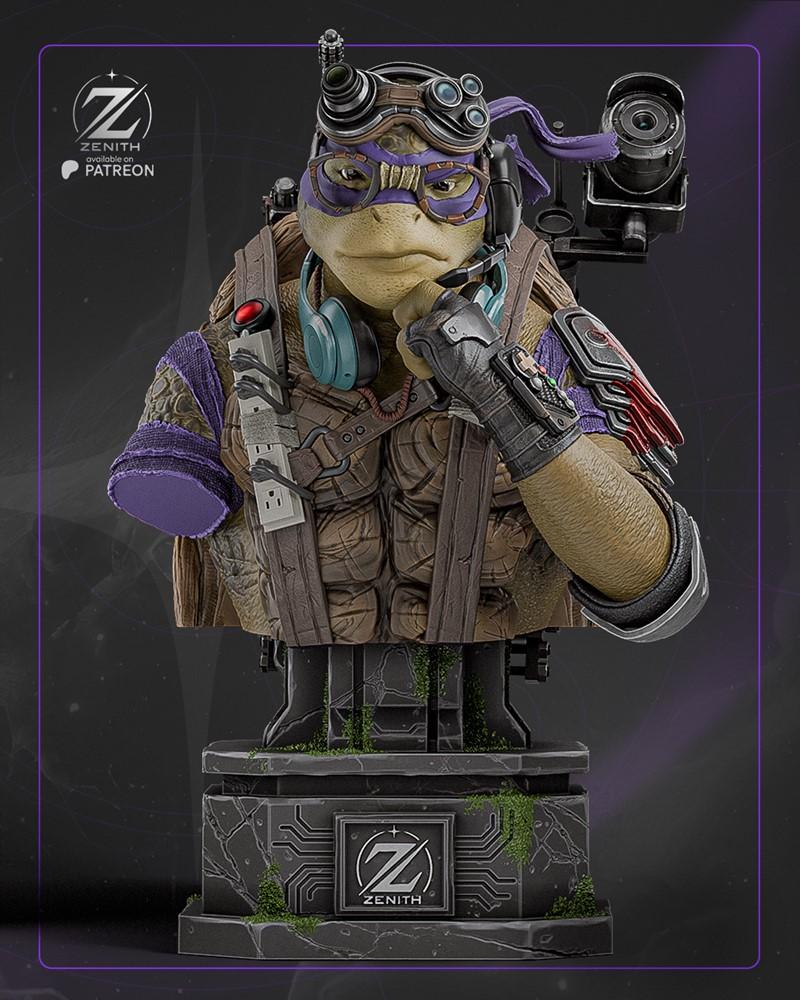 Zenith Studios – Donatello TMNT Bust – 3D Print Model STL
