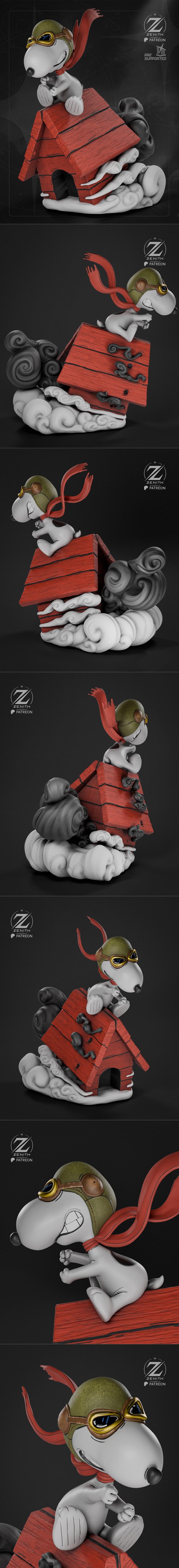 Zenith Studios - 蜘蛛侠 - 3D打印模型|Zenith Studios – Snoopy – 3D Print Model STL