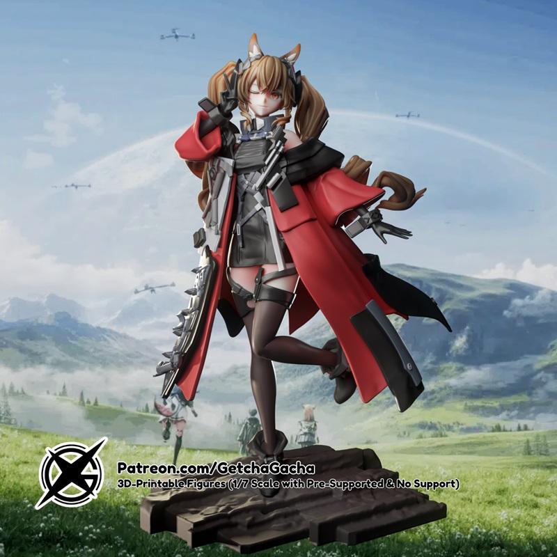 ARKnights Endfield 3D打印模型：Gilberta|GetchaGacha – Gilberta (Arknights Endfield) – 3D Print Model STL