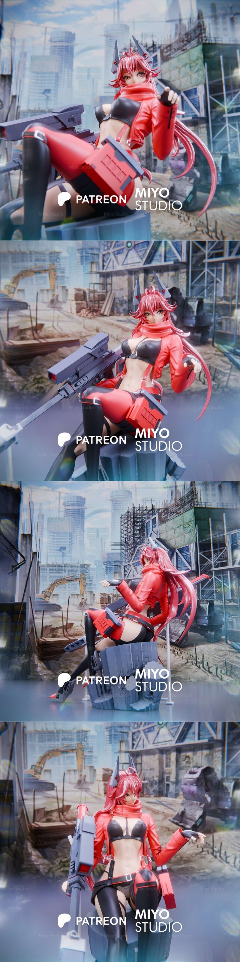 Miyo Studio红帽尼克基3D打印模型|Miyo Studio – Red Hood – Nikke – 3D Print Model STL