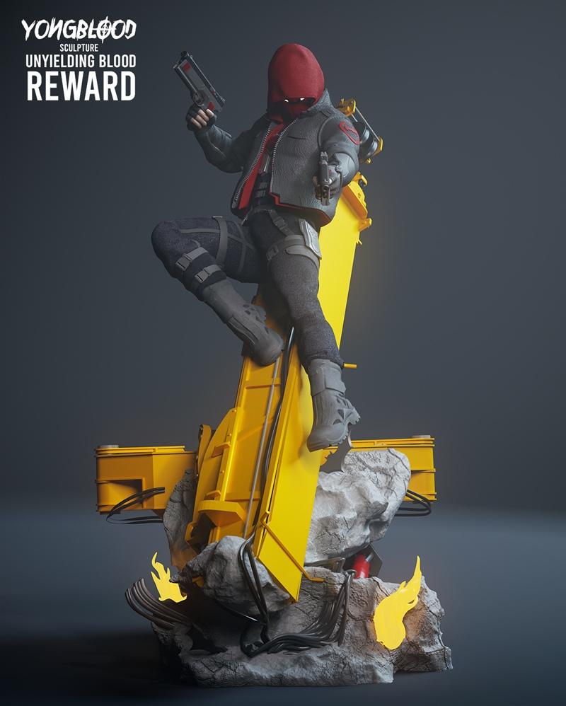 Yongblood Sculpture – Red Hood 2 – 3D Print Model STL