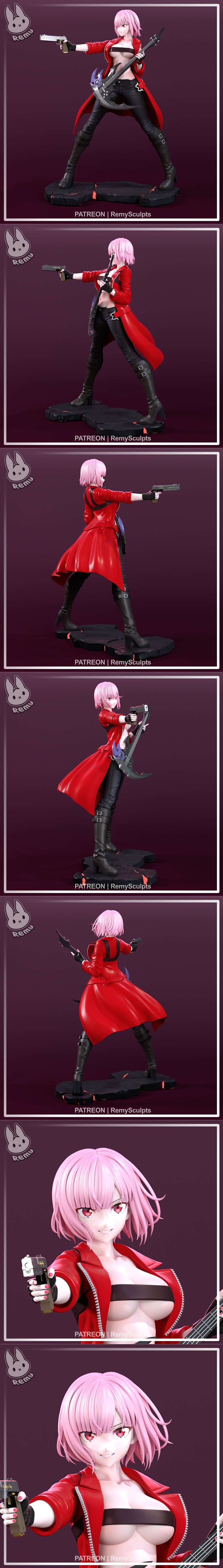 Remy塑形 – Mori Calliope – 3D打印模型|Remy Sculpts – Mori Calliope – 3D Print Model STL