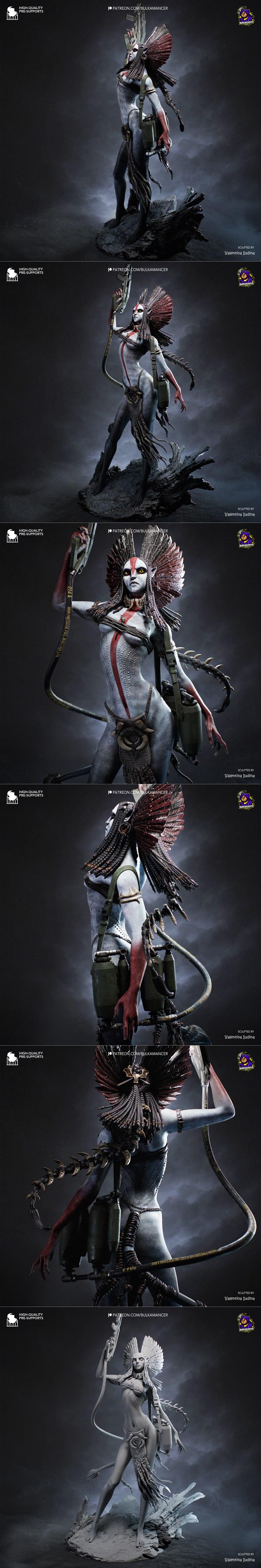 Bulkamancer 3D打印模型：Varang角色雕塑|Bulkamancer Sculpts – Varang – 3D Print Model STL