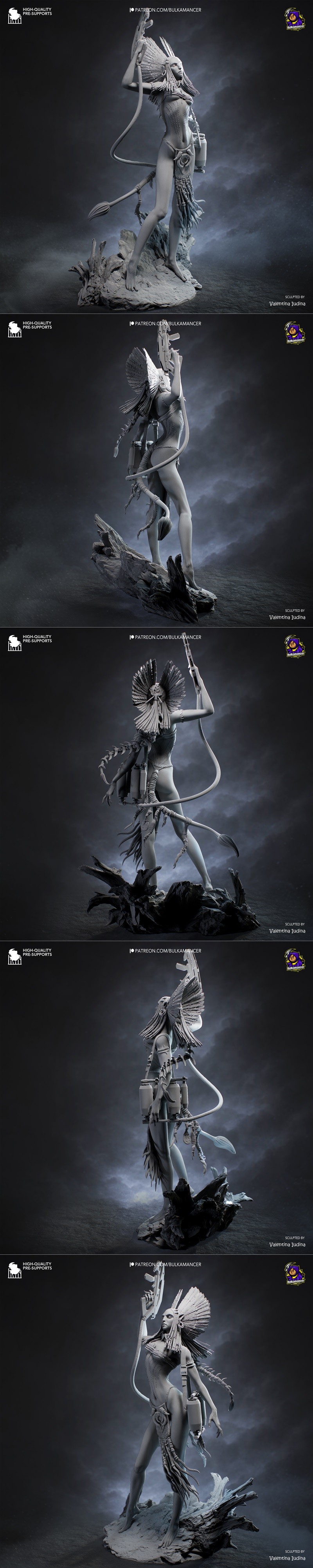 Bulkamancer 3D打印模型：Varang角色雕塑|Bulkamancer Sculpts – Varang – 3D Print Model STL