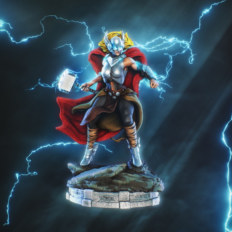Dragon Collector – Lady Thor – 3D Print Model
