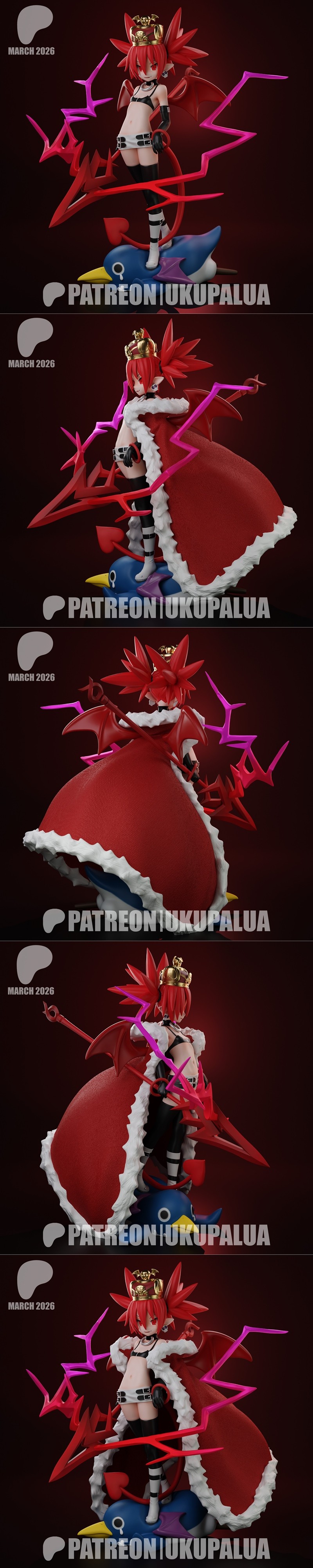 Disgaea - Ukupalua - Etna 3D打印模型|Ukupalua – Disgaea – Etna – 3D Print Model STL