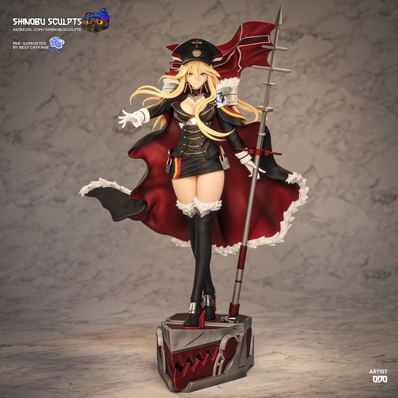 滨田·巴尔的摩·碧蓝航线·3D打印模型|Shinobu Sculpts – Bismarck – Azur Lane – 3D Print Model STL