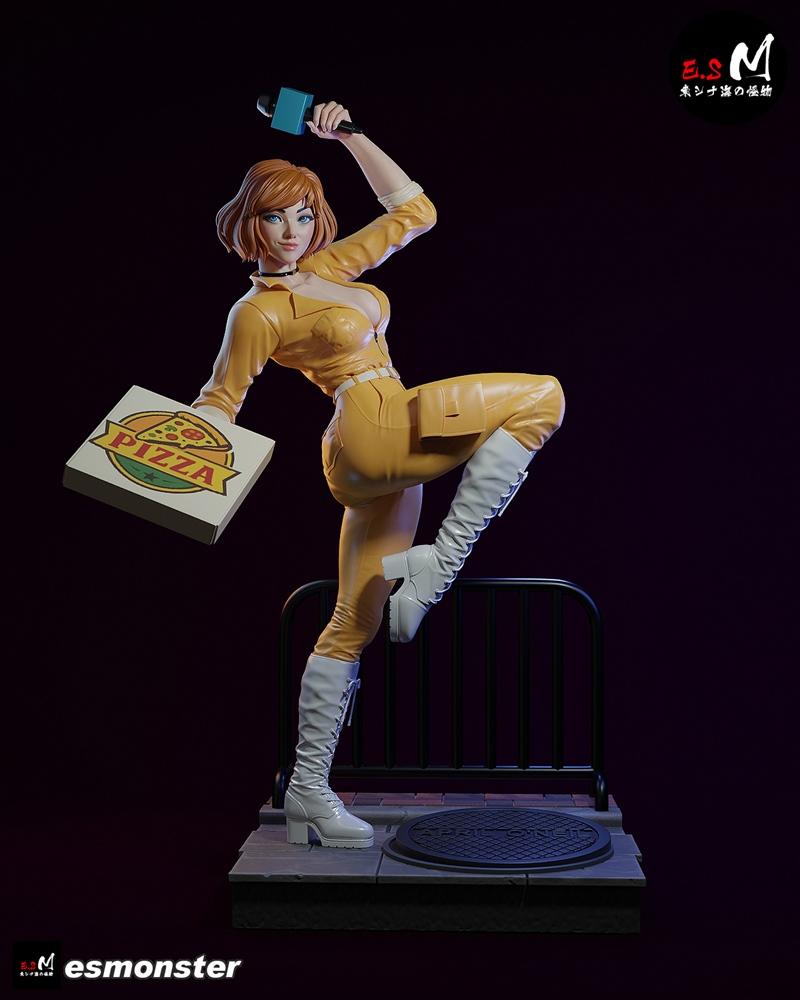 E.S怪物——阿普尔·尼尔——3D打印模型|E.S Monster – April O’Neil – 3D Print Model STL