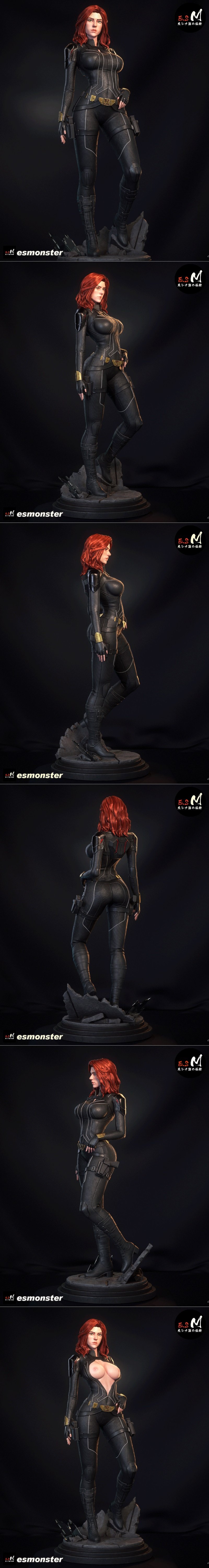 E.S怪物 - 黑窗 - 3D打印模型|E.S Monster – Blackwindow – 3D Print Model STL