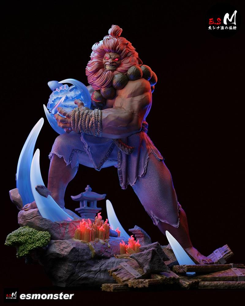 E.S.怪物 - 阿克马 - 3D打印模型|E.S Monster – Akuma – 3D Print Model STL