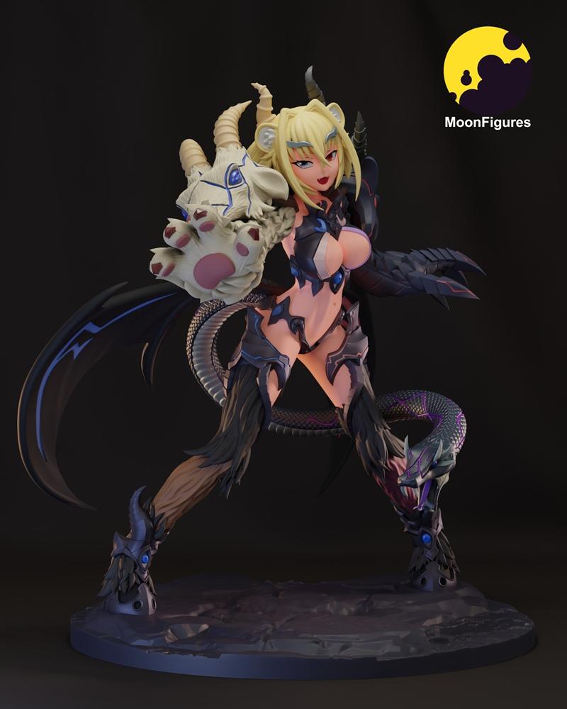 月之图腾——奇美拉——3D打印模型|MoonFigures – Chimaera – 3D Print Model STL