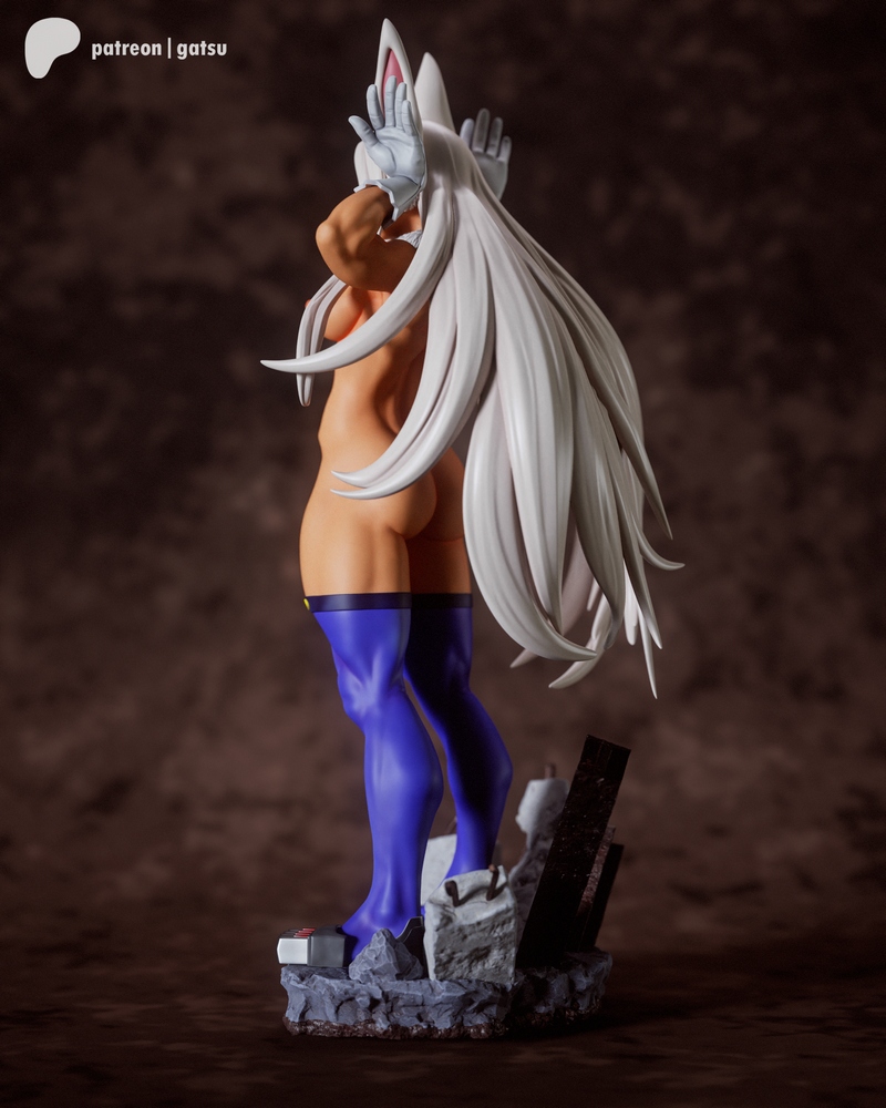 Gatsu Studios《我的英雄学院》米尔科 3D打印模型|Gatsu Studios – My Hero Acedemia – Mirko NSFW – 3D Print Model