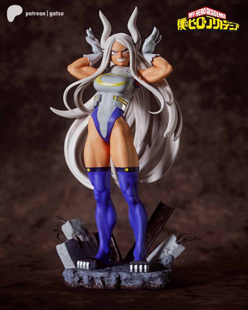 Gatsu Studios《我的英雄学院》米尔科 3D打印模型|Gatsu Studios – My Hero Acedemia – Mirko – 3D Print Model