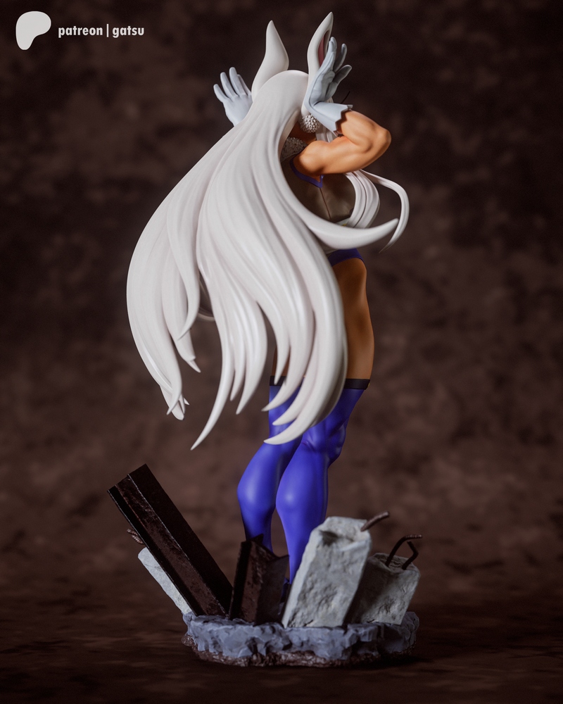 Gatsu Studios《我的英雄学院》米尔科 3D打印模型|Gatsu Studios – My Hero Acedemia – Mirko – 3D Print Model