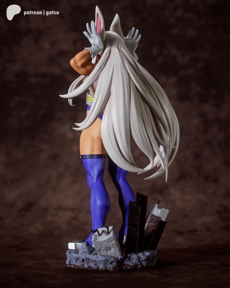 Gatsu Studios《我的英雄学院》米尔科 3D打印模型|Gatsu Studios – My Hero Acedemia – Mirko – 3D Print Model