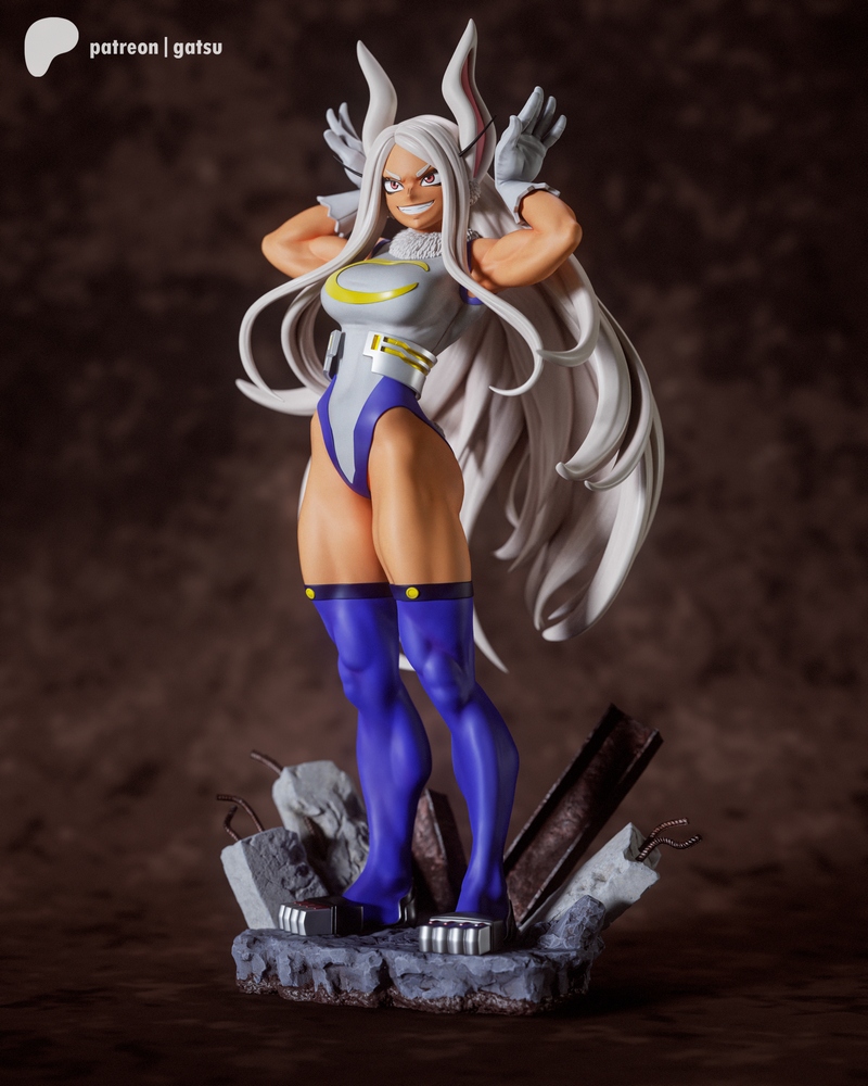 Gatsu Studios《我的英雄学院》米尔科 3D打印模型|Gatsu Studios – My Hero Acedemia – Mirko – 3D Print Model