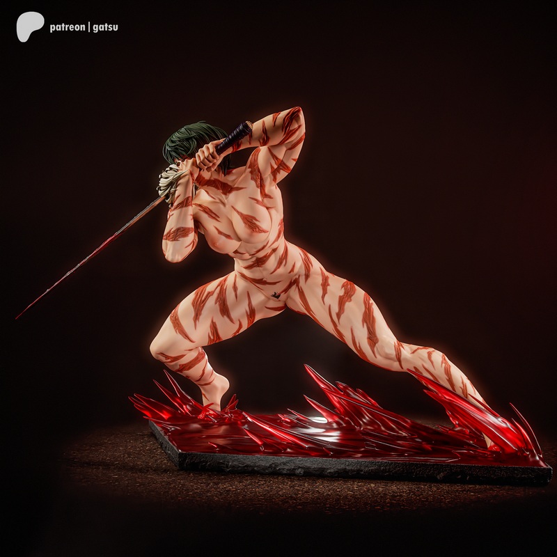 咒术回战 佐佐木琲世 3D打印模型|Gatsu Studios – Jujutsu Kaisen – Maki Zenin NSFW – 3D Print Model