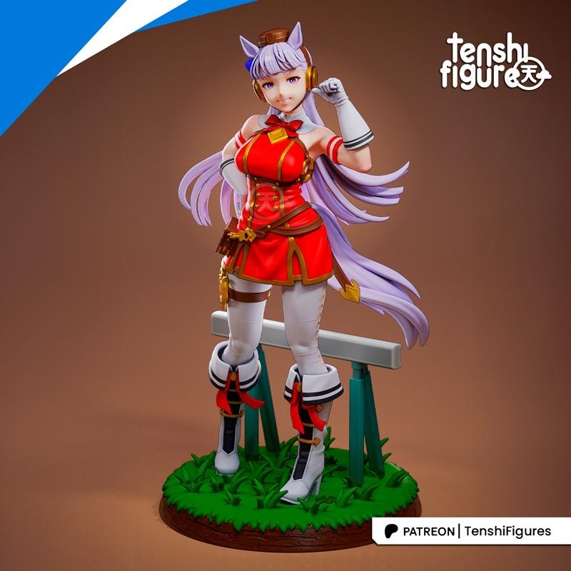 3D打印模型：Uma Musume 赤骥|Tenshi Figures – Uma Musume Goldship – 3D Print Model STL