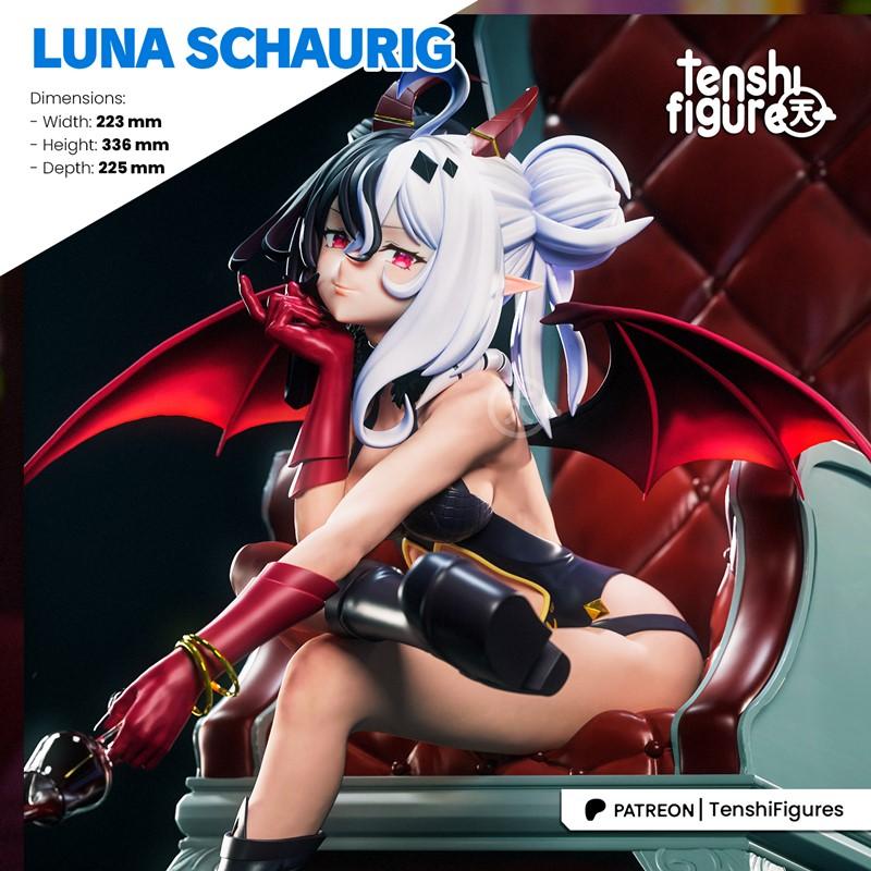 Tenshi Figures - 月之影 Luna Schaurig 3D打印模型|Tenshi Figures – Luna Schaurig – 3D Print Model STL