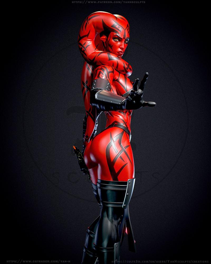 Yan-H工作室出品：达斯·塔隆3D打印模型|Yan-H – Darth Talon – 3D Print Model STL