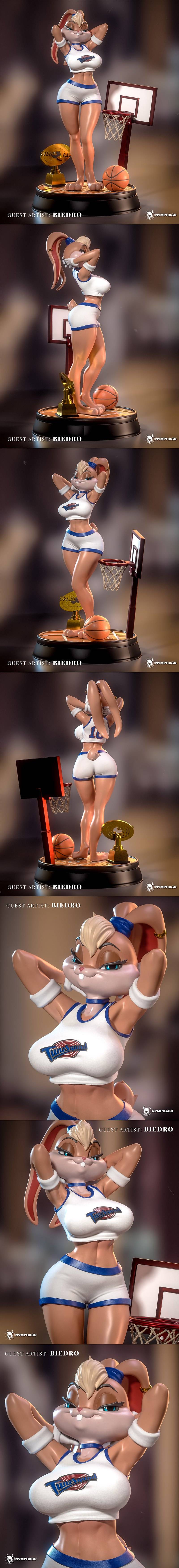 Nympha - Lola Bunny - 3D打印模型|Nympha – Lola Bunny – 3D Print Model STL