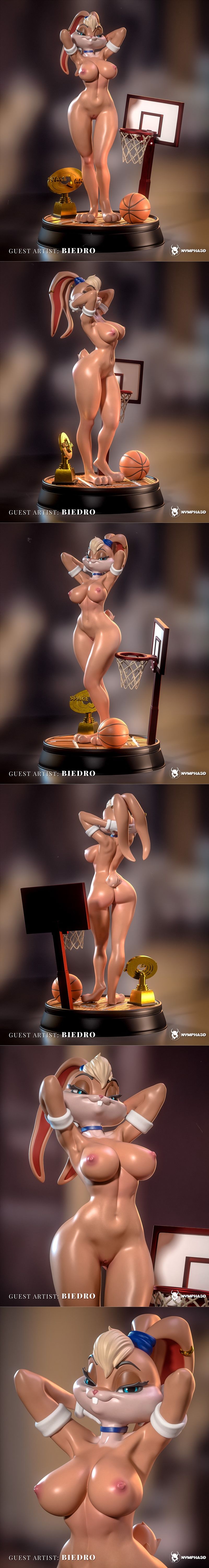 Nympha - Lola Bunny - 3D打印模型|Nympha – Lola Bunny – 3D Print Model STL