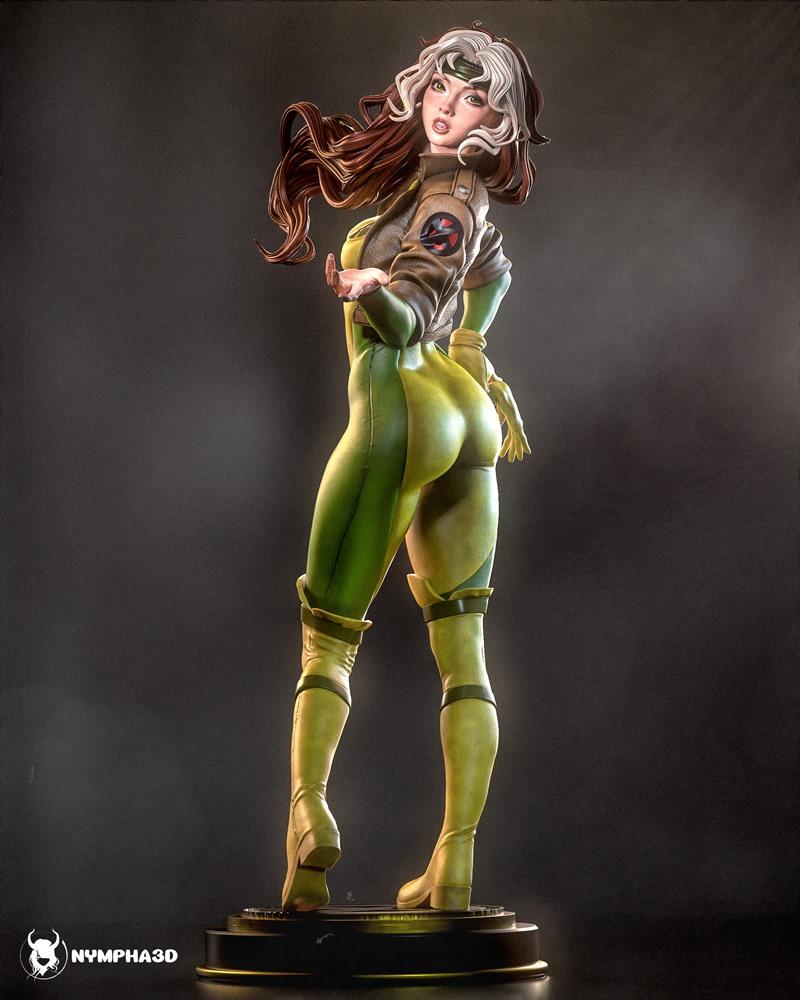 Nympha - X-Men 3D打印模型|Nympha – Rogue – Marvel Comics – X-Men – 3D Print Model STL