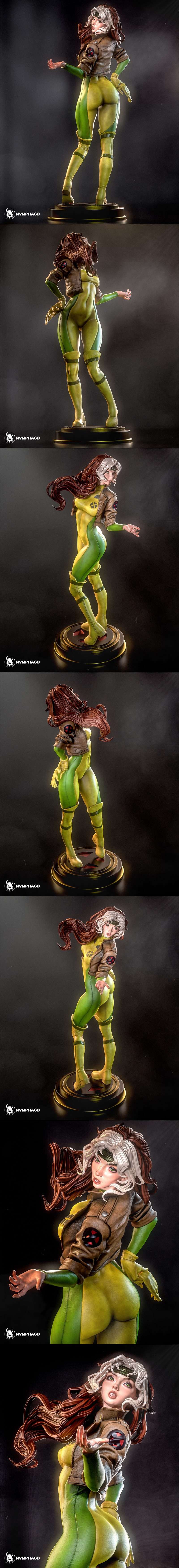 Nympha - X-Men 3D打印模型|Nympha – Rogue – Marvel Comics – X-Men – 3D Print Model STL