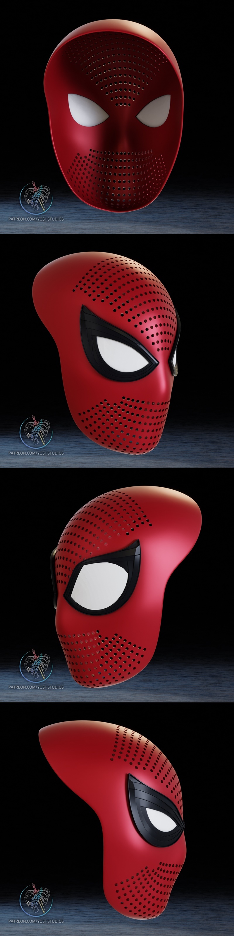 蜘蛛侠4 3D打印模型|Spiderman 4 Faceshell – 3D Print Model STL