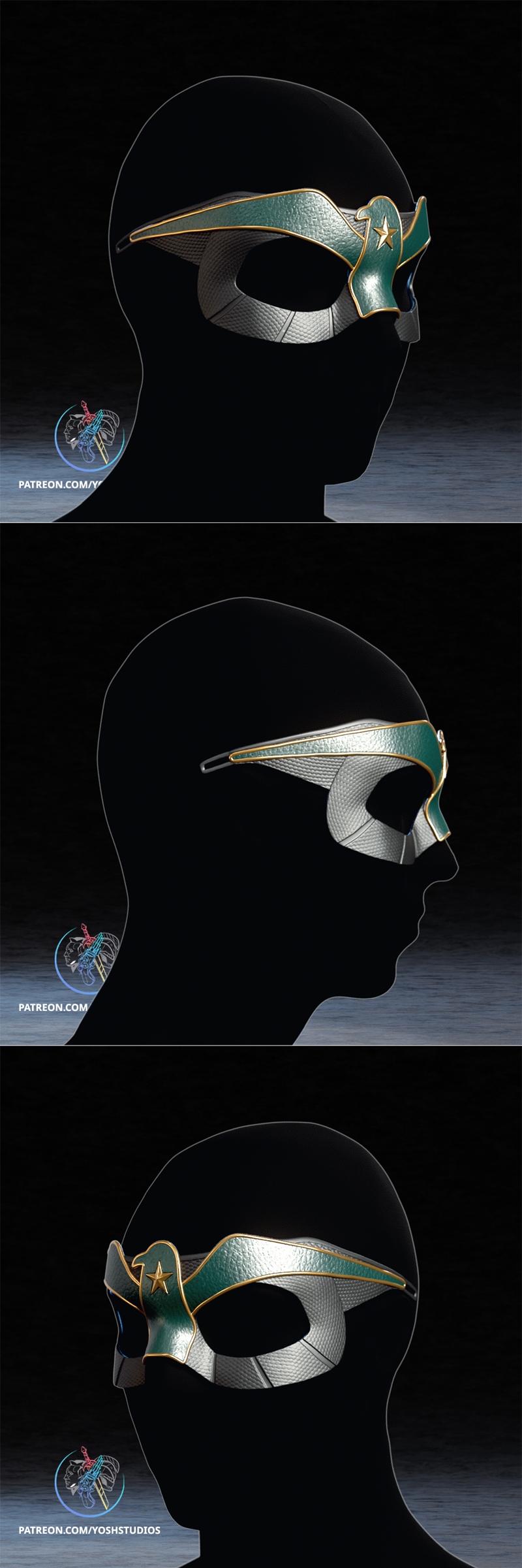 50年代士兵面具 3D打印模型|Soldier Boy 50s Mask – 3D Print Model STL