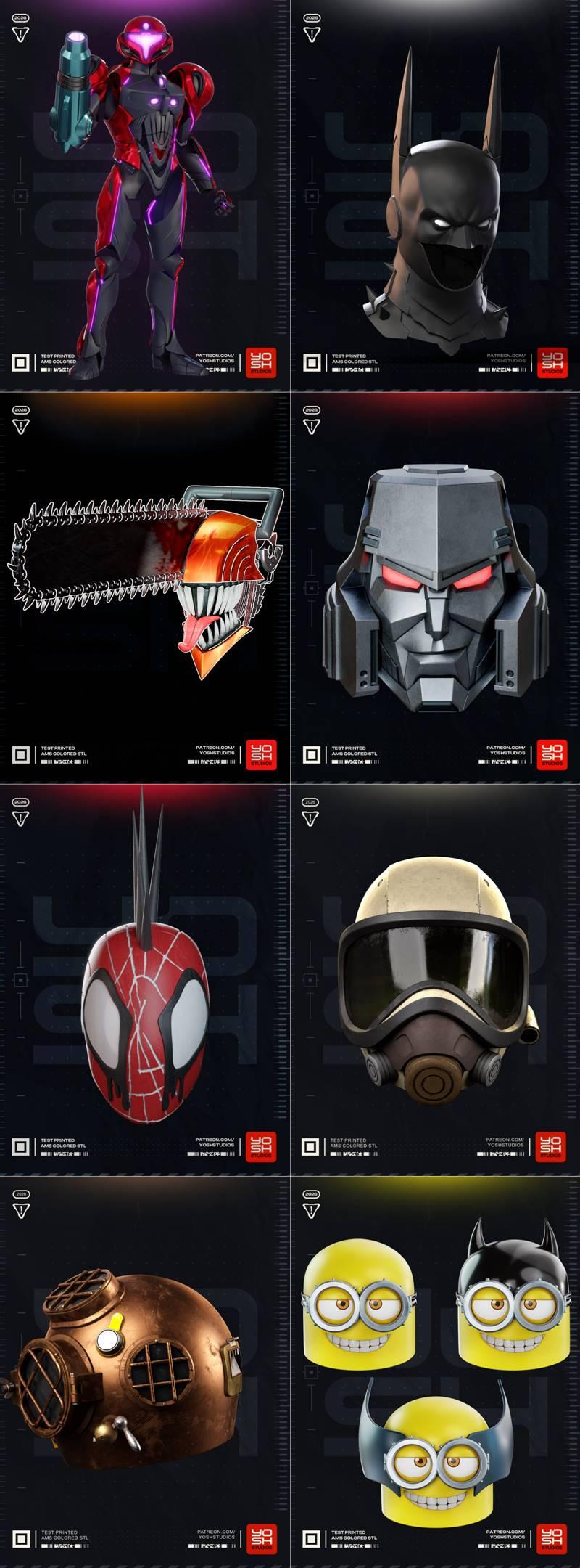 Yosh Studios 2026三月新品：动漫游戏角色3D打印模型STL|Yosh Studios March 2026 – 3D Print Model STL