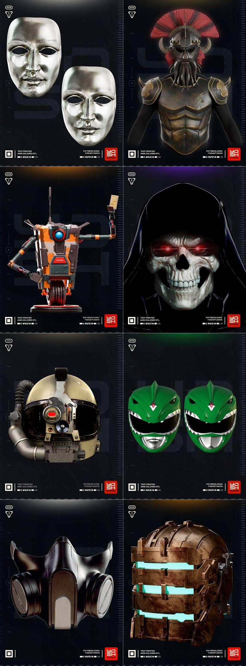 Yosh Studios 2026年作品《3D打印模型STL》|Yosh Studios February 2026 – 3D Print Model STL