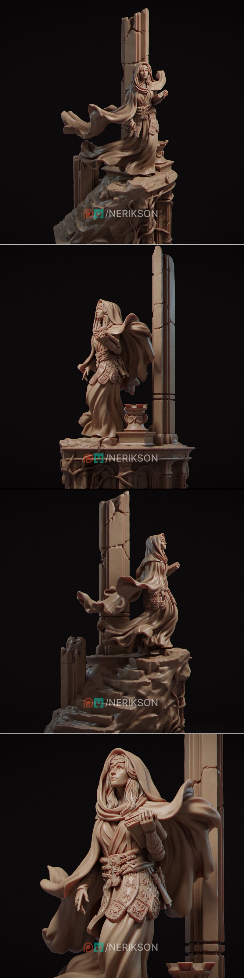 Nerikson 旅者 3D打印模型|Nerikson – Traveler – The Journey to Knowldge – 3D Print Model STL