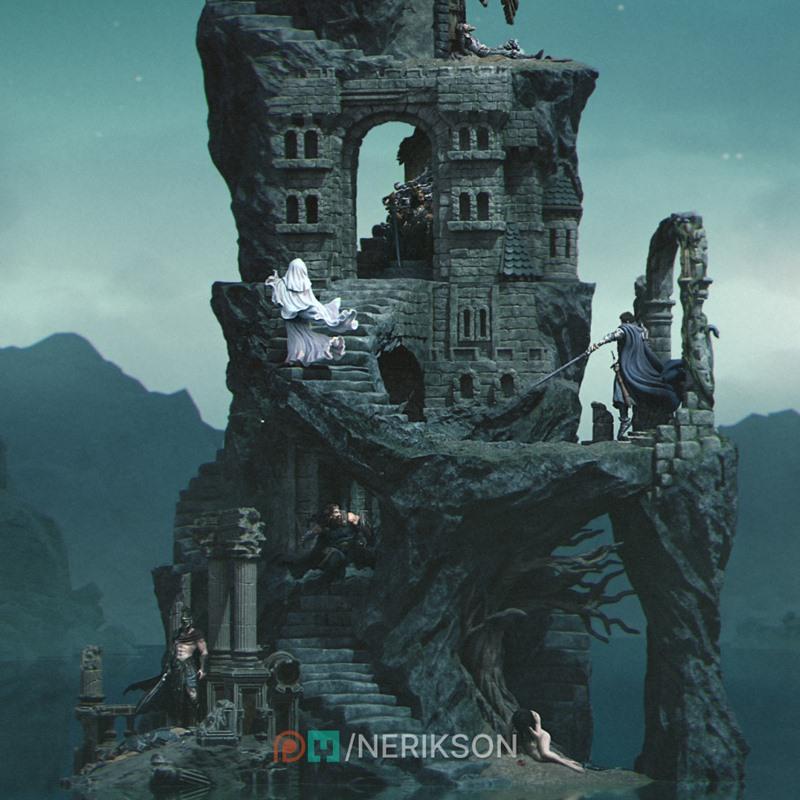 Nerikson – The World A Stage – 3D Print Model STL