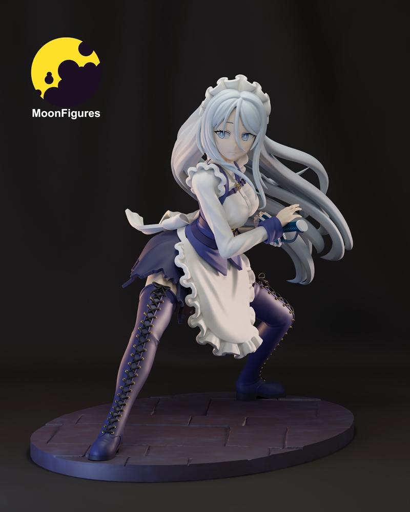 月之幻影 - 西尔法 - 3D打印模型|MoonFigures – Sylpha – 3D Print Model STL