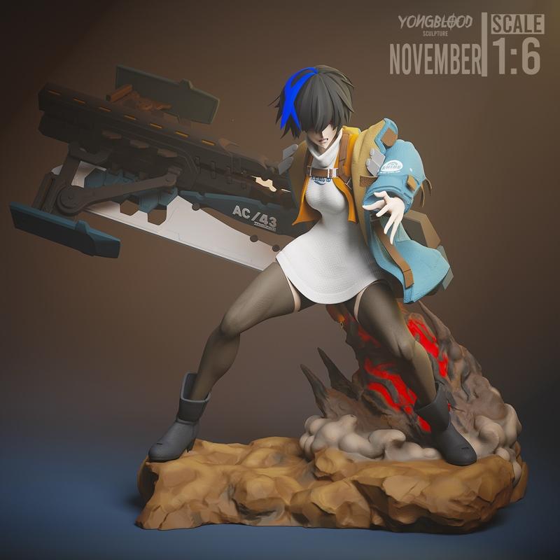 Yongblood Sculpture – Unika – 3D Print Model STL