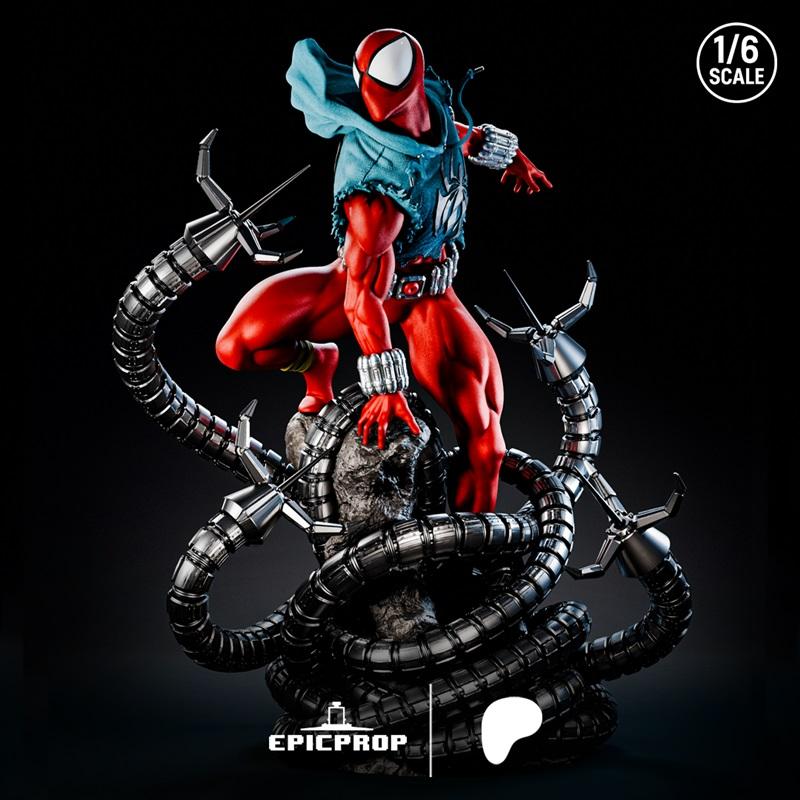 红黑蜘蛛战衣3D打印模型|Epic Prop – Scarlet Spider Suit – 3D Print Model STL
