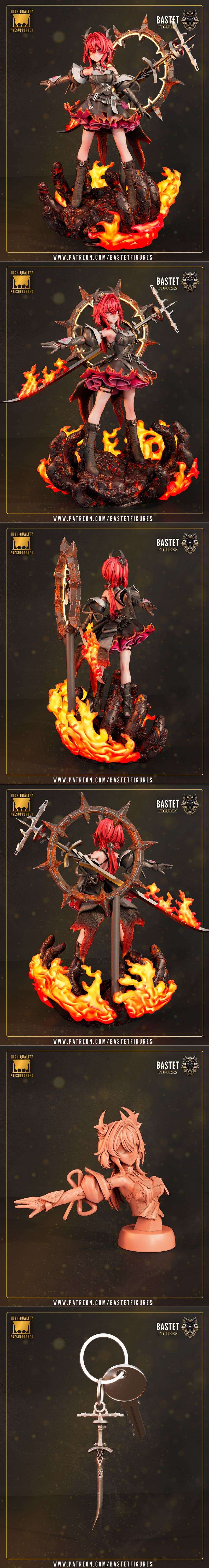Bastet Figures – Laevatain – 3D Print Model STL
