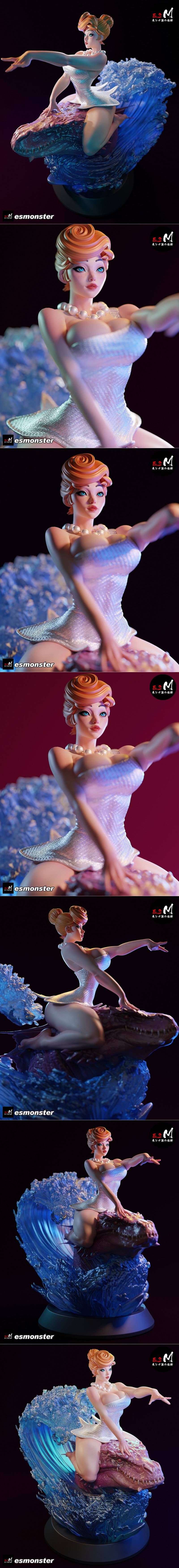 E.S.怪物 Wilma 3D打印模型|E.S Monster – Wilma – 3D Print Model STL