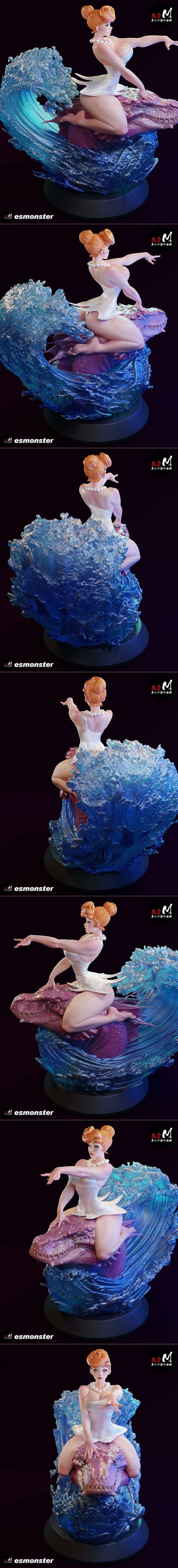 E.S.怪物 Wilma 3D打印模型|E.S Monster – Wilma – 3D Print Model STL