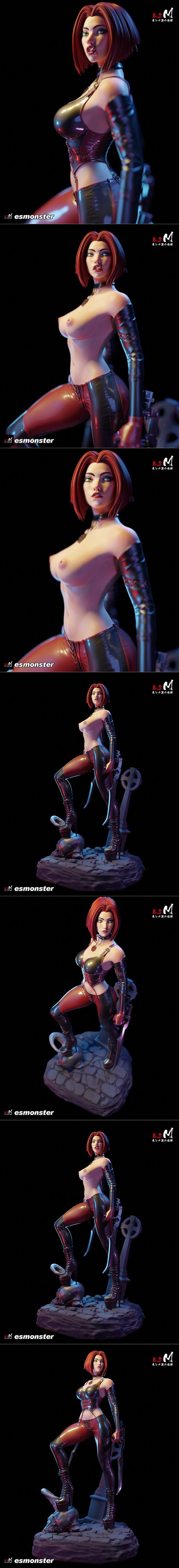 E.S.怪物 - 血rayne - 3D打印模型|E.S Monster – Blood Rayne – 3D Print Model STL