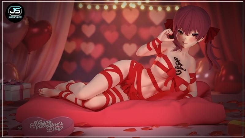 乔瑟雕刻 · 海洋情人节 · 3D打印模型|joseisculpts – Valentine’s Marine – 3D Print Model STL