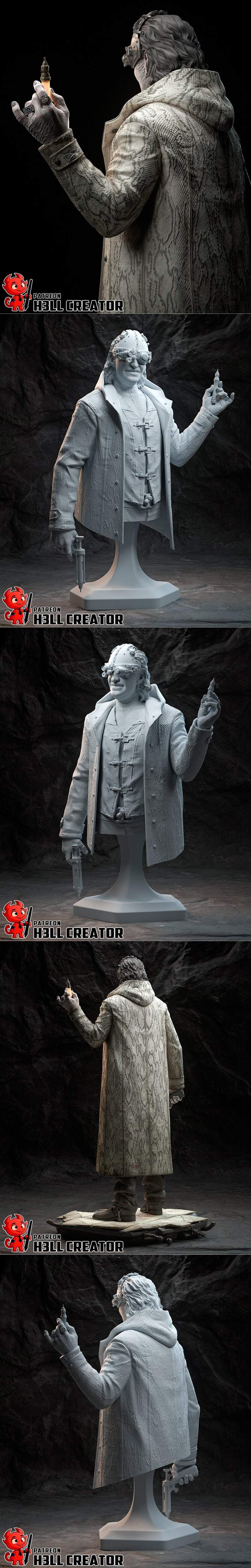 H3LL Creator – Victor Gideon – 3D Print Model STL