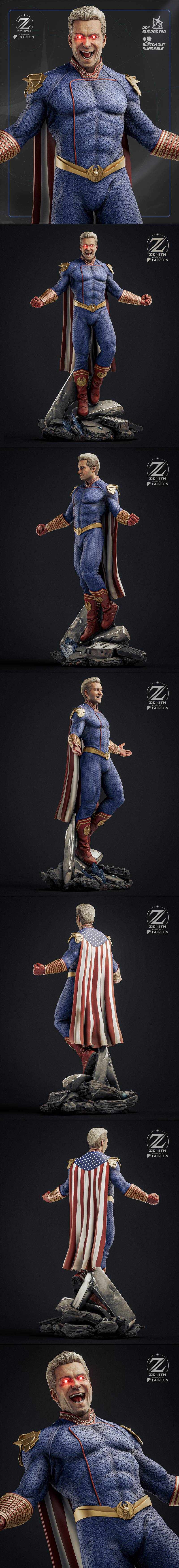 Zenith Studios – Homelander – 3D Print Model STL