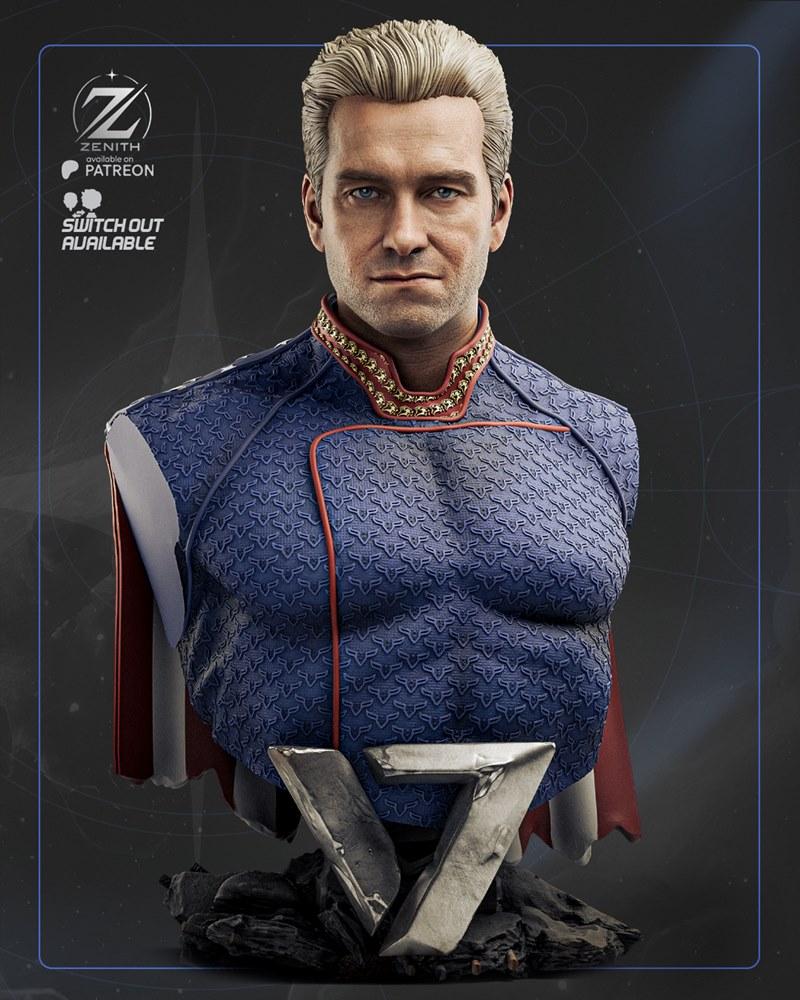 Zenith Studios – Homelander Bust – 3D Print Model STL