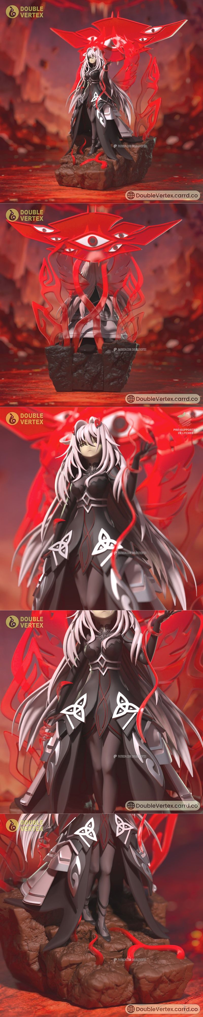 Double Vertex – Ronova – Genshin Impact – 3D Print Model STL