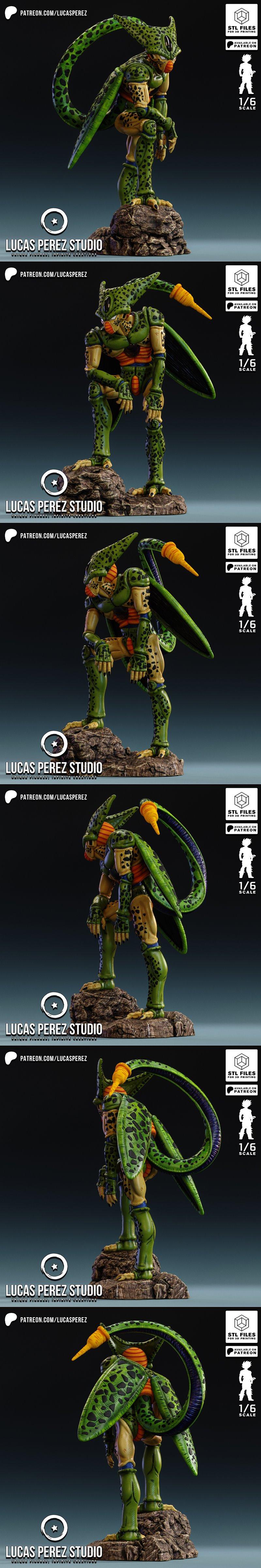 Lucas Perez – Cell (Imperfect Form) – Dragon Ball – 3D Print Model STL