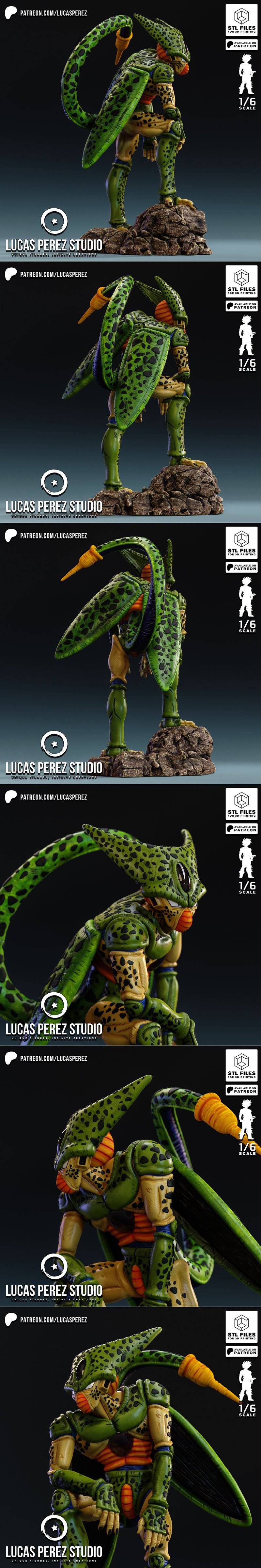 Lucas Perez – Cell (Imperfect Form) – Dragon Ball – 3D Print Model STL