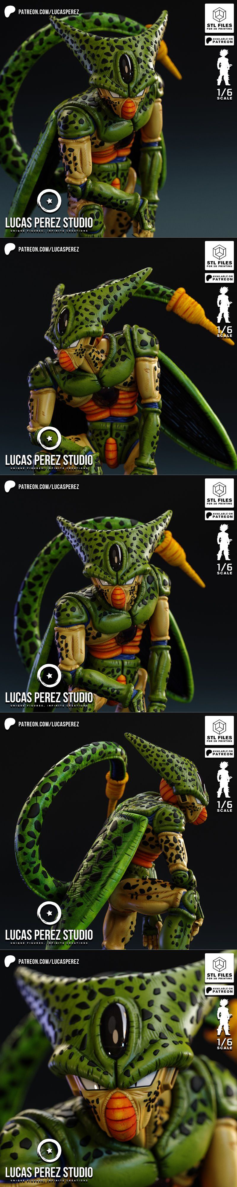 Lucas Perez – Cell (Imperfect Form) – Dragon Ball – 3D Print Model STL